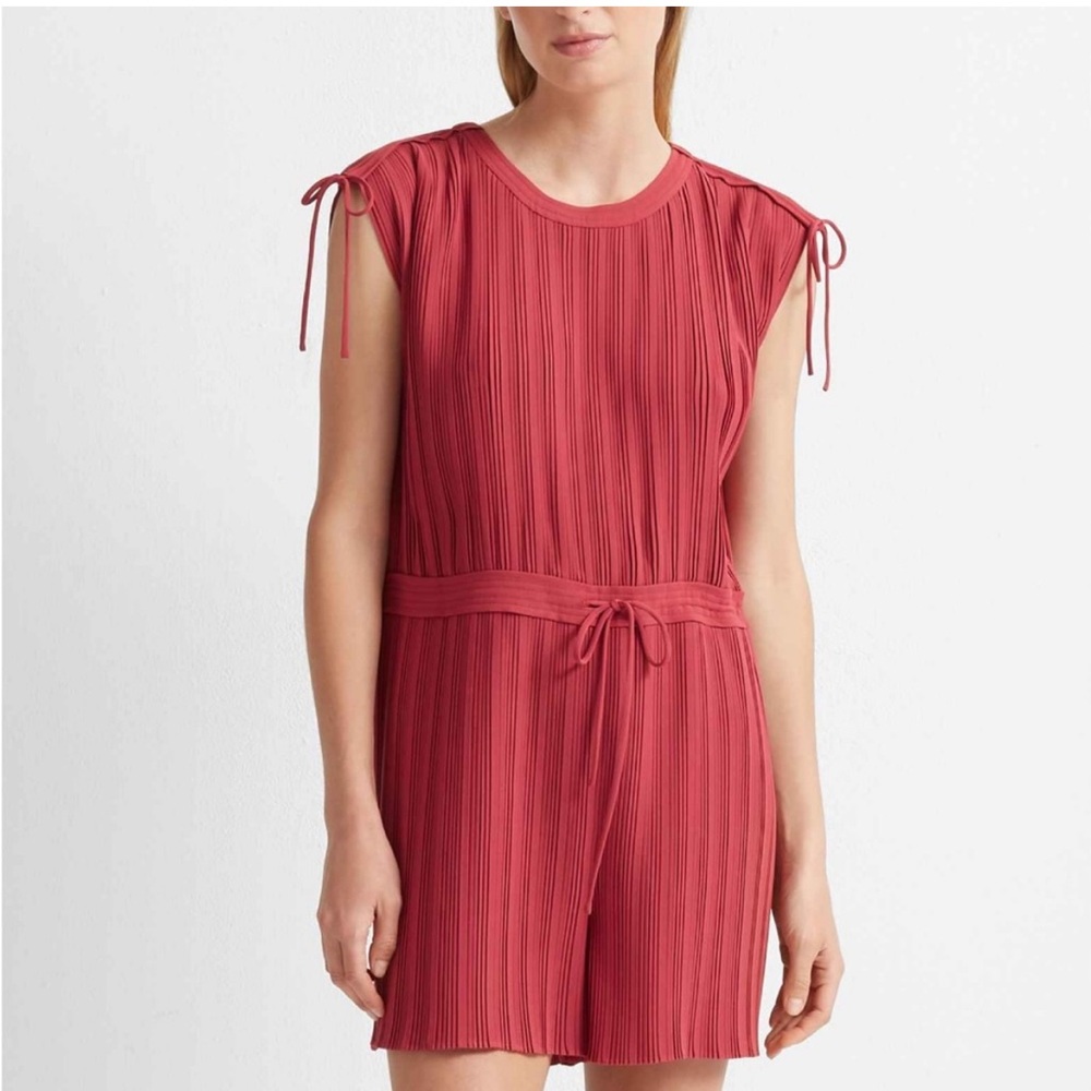 Club Monaco Mauve Pink Pleated Romper